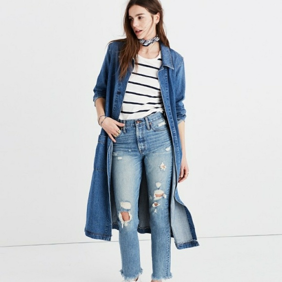 madewell denim duster